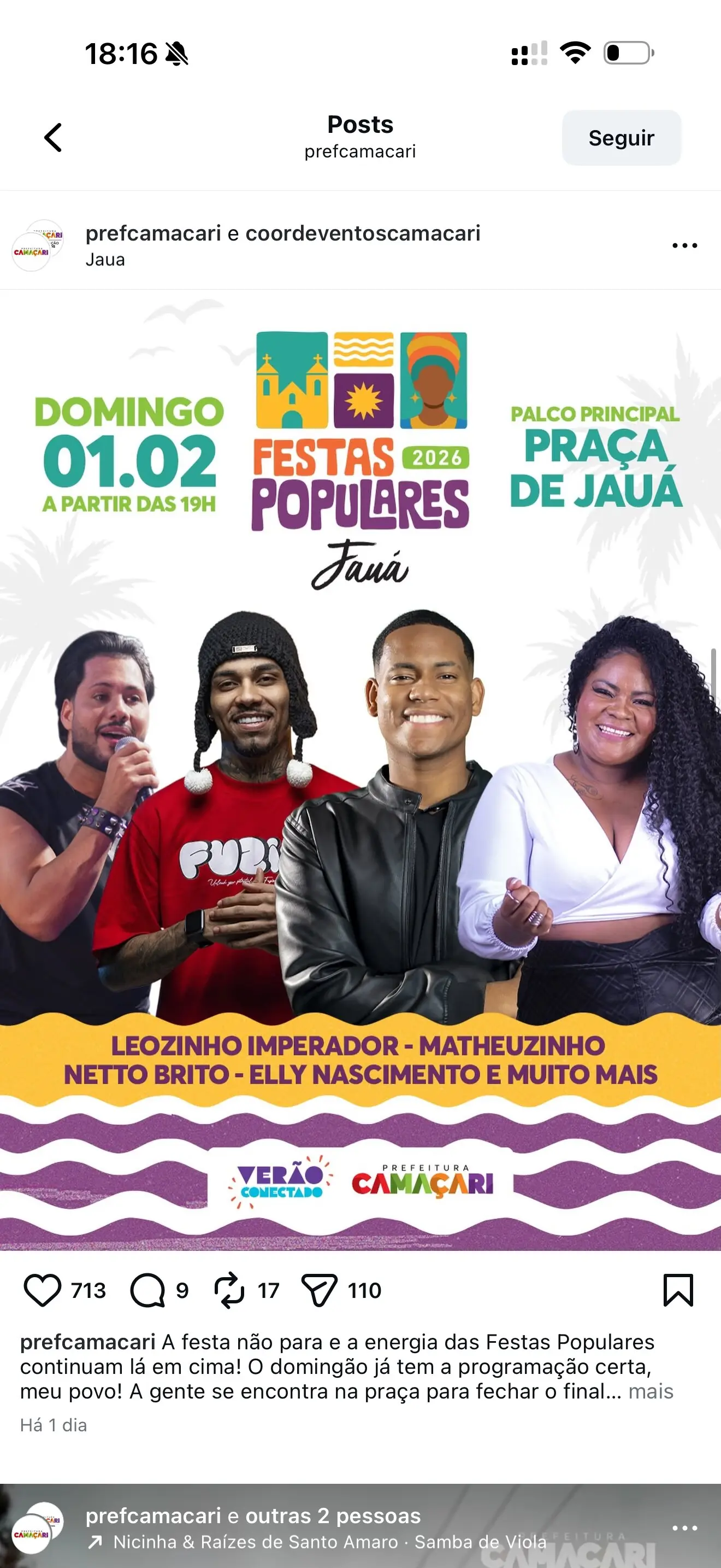 Palco Iluminado - Jauá