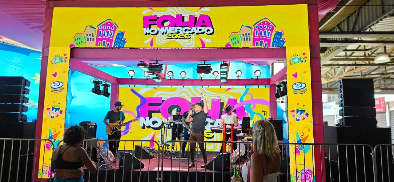 Palco Folia no Mercado - Paripe